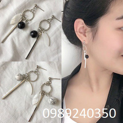 Khuyên Tai - Bông Tai - Hoa Tai Dáng Dài Trẻ Trung Xinh Xắn Phong Cách Hàn Quốc
