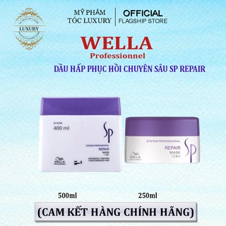 Dầu hấp phục hồi hư tổn sp wella repair 400ml