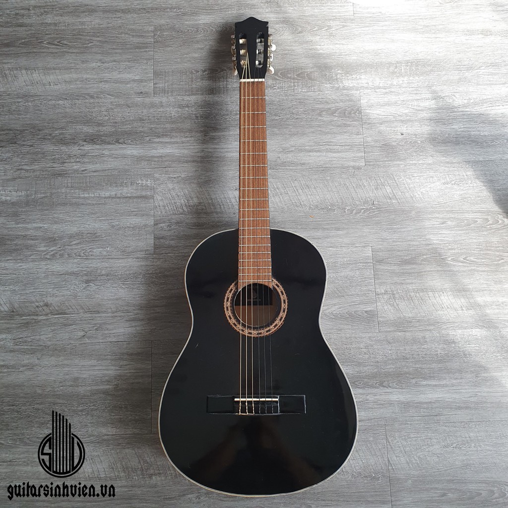 (sale sốc) Đàn guitar classic SV750C có ty chống cong cho người mới tập - Đàn dây nilong bấm mềm tay