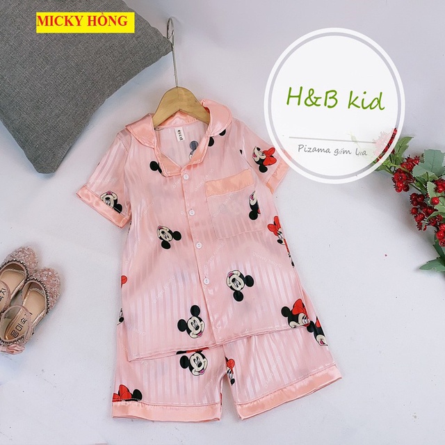 PIJAMA CỘC TAY CHO BÉ SIÊU MỀM SIÊU THẤM HÚT CỰC KÌ THOẢI MÁI (MICKY)