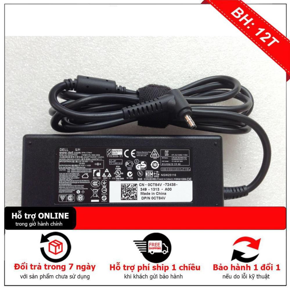 Sạc Laptop Dell Vostro 5460 5470 5480 5560 chân khấc nhỏ ZIN 19.5V – 4.62A (chỉ dành cho mã Dell Vostro 5460 5470 5480)