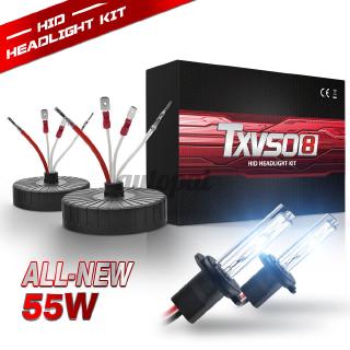 Set 2 Bóng Đèn Pha Xenon H1 H3 H7 55w Hid 4300k 5000k 6000k 8000k 10000k