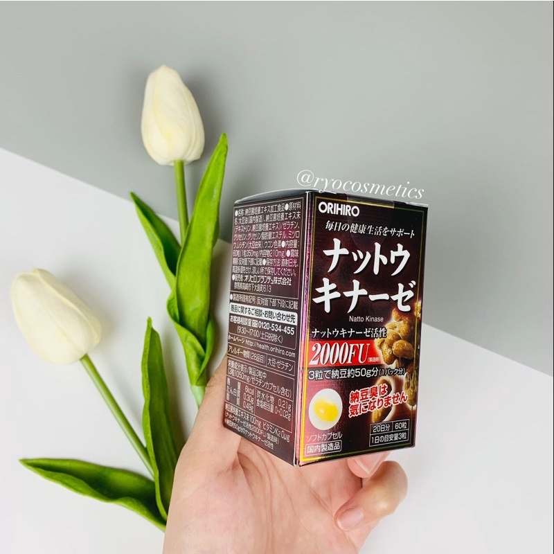 Viên Uống Orihiro Natto Kinase 2000FU Nhật Bản