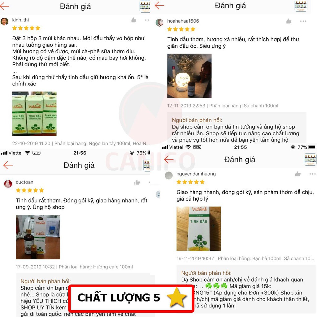 Tinh dầu long não nguyên chất 100ml Canifo có kiểm định COA  - Tinh dầu thiên nhiên xông phòng, đuổi muỗi, làm thơm nhà