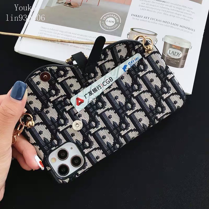 Ốp Điện Thoại Vải Thêu Họa Tiết Dior Sang Trọng Cho Iphone 12pro Mini 12promax 11pro | BigBuy360 - bigbuy360.vn