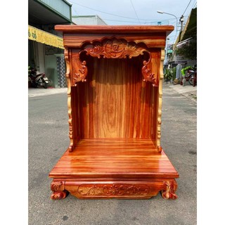 Bàn thờ thần tài ông địa gỗ Cẩm Phi 60 x 81cm
