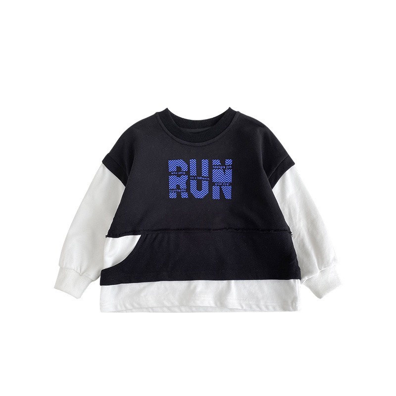 Áo sweater mix màu lạ mắt cho bé A828