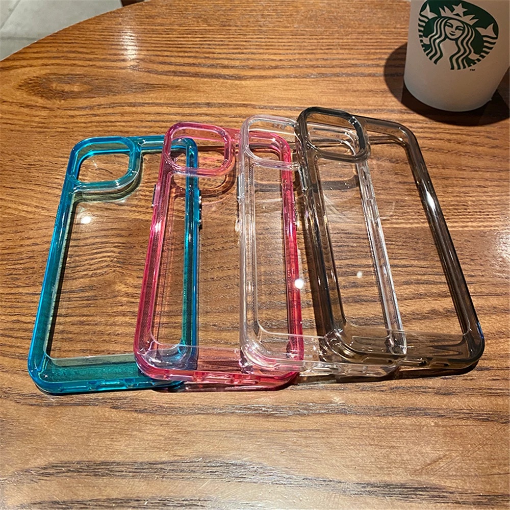 Ốp Điện Thoại iPhone 15 14 13 12 11 Pro MAX XS MAX XR X 7 + 8 Plus case ốp lưng điện thoại iphone 14 promax Nhựa Acrylic Trong