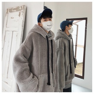 [ORDER] Áo khoác oversize nam lông cừu