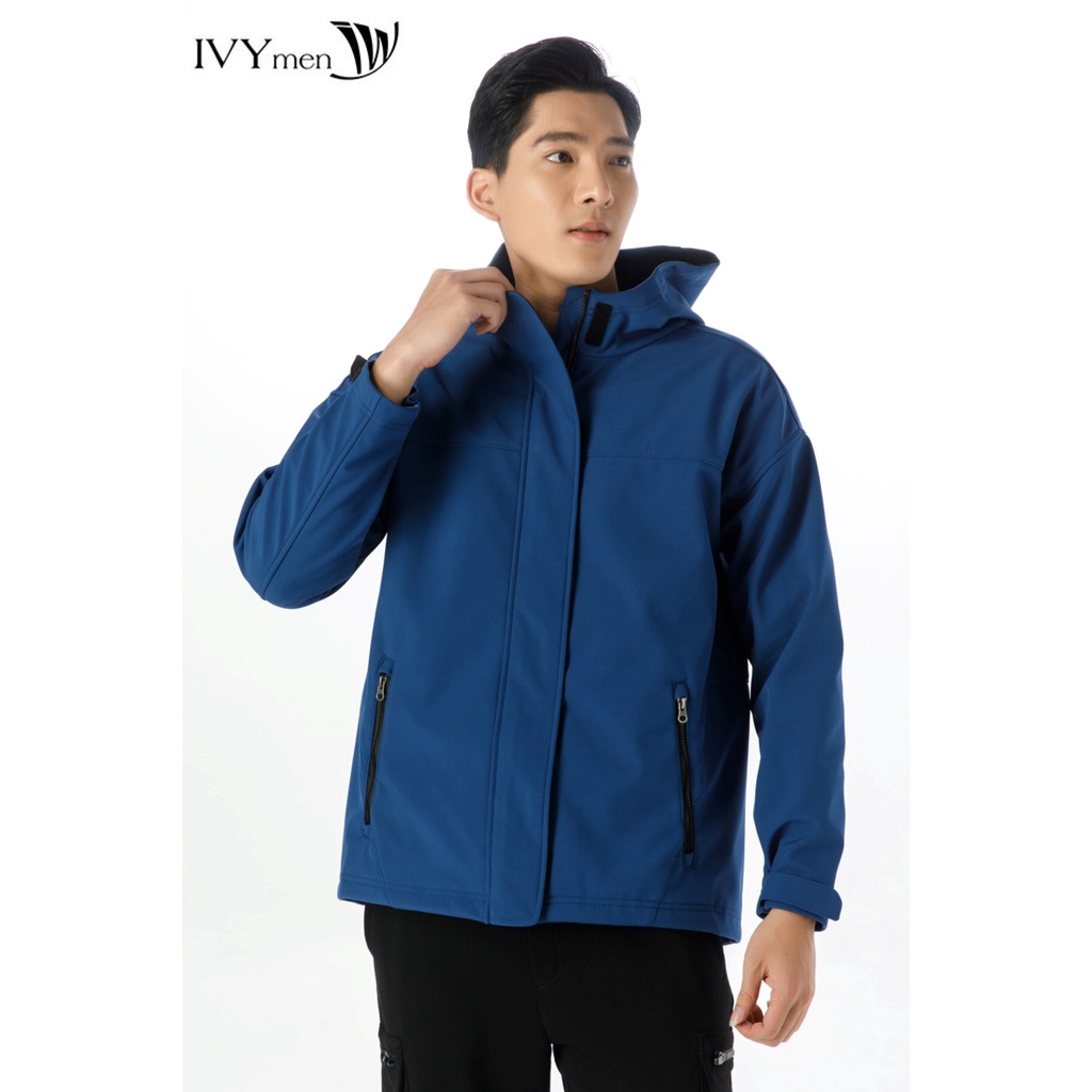 Áo khoác gió cổ mũ nam IVY moda MS 70E3132