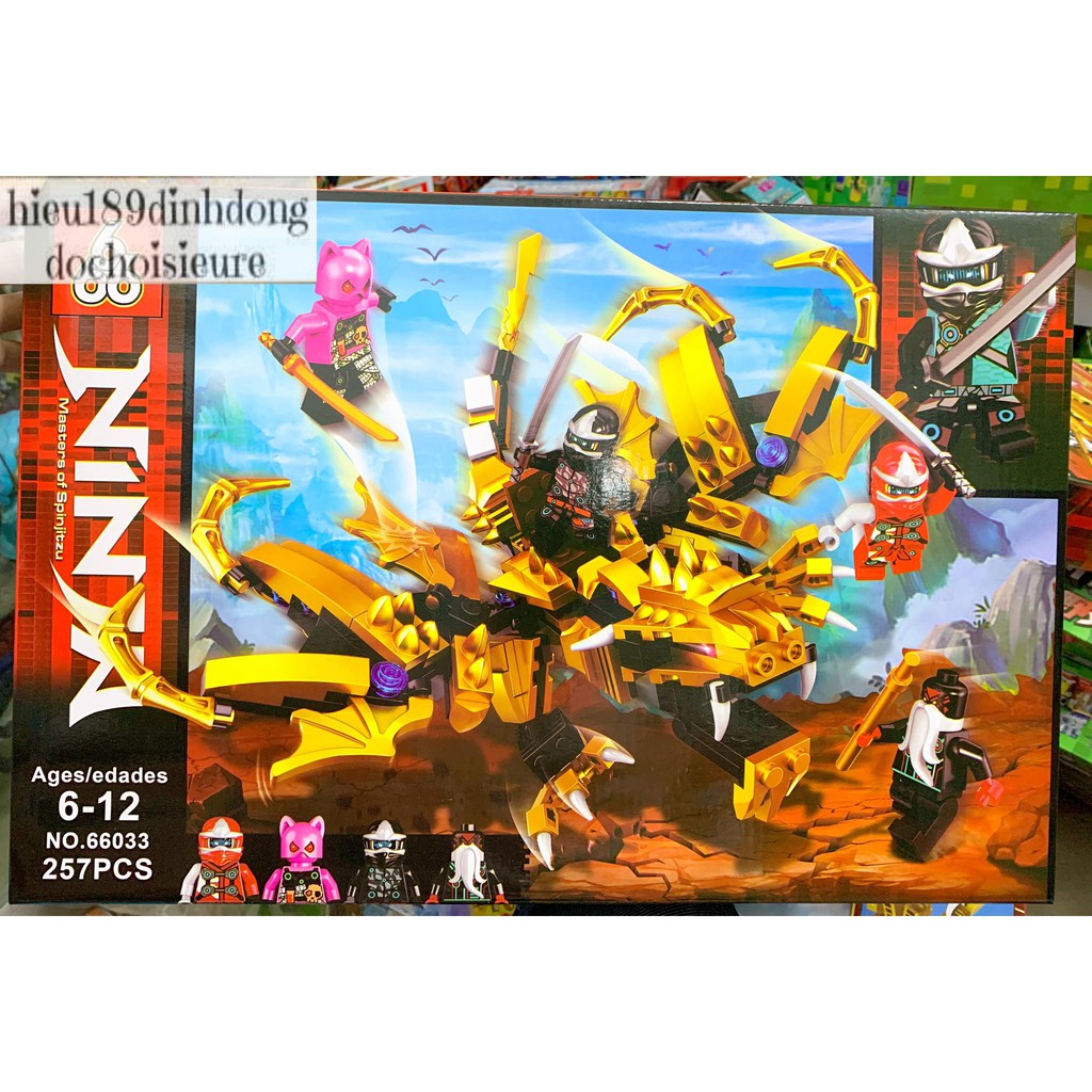 Lắp ráp xếp hình ninjago 66033 : Rồng