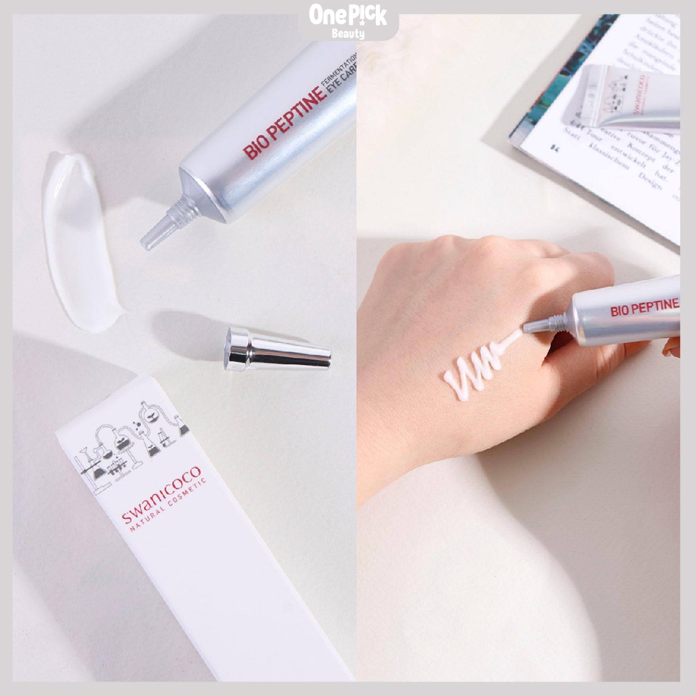OnePick) Kem mắt giảm quầng thâm,  tan bọng mắt, mờ nếp nhăn,  chăm sóc da đàn hồi đặc biệt Kem mắt [SWANICOCO Peptine Eye Cream 20ml] | BigBuy360 - bigbuy360.vn
