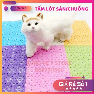 Tấm Lót Sàn/Chuồng Cho Thú Cưng [Tổng Kho Đồ Pet] Loại Nhựa Dẻo Cao Cấp Siêu Bền 20x30cm