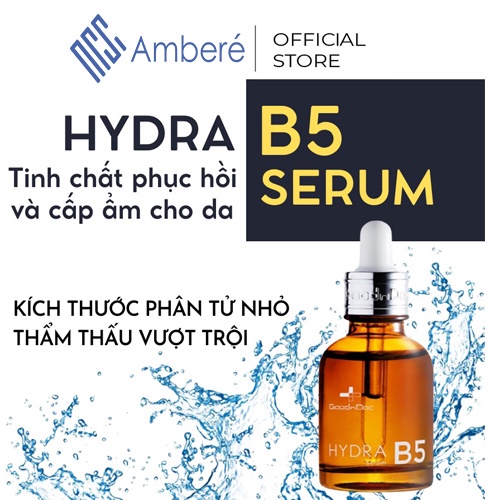 Serum GoodnDoc B5 HYDRA Dưỡng Ẩm Phục Hồi Làm Trắng Sáng Da Mờ Thâm Sạm