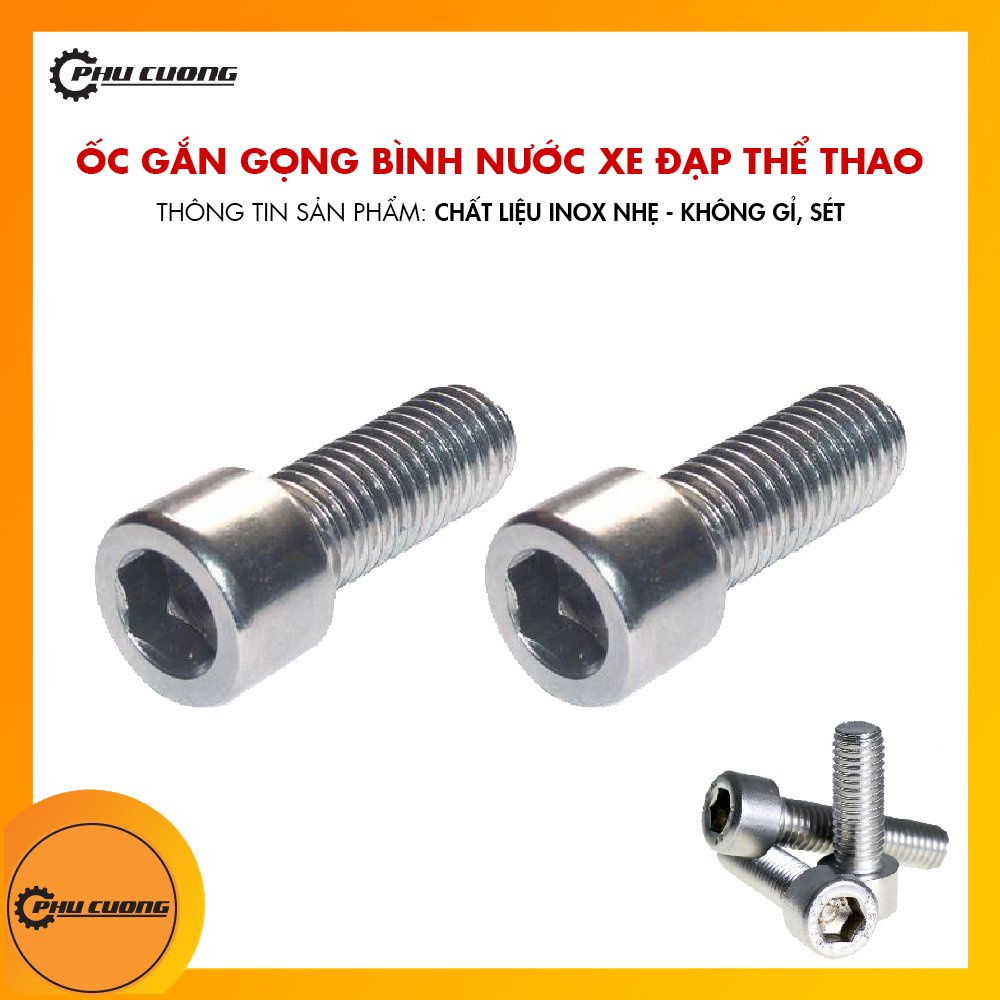 Bộ Ốc Lục Giác Gắn Gọng Bình Nước INOX 304 - Cứng Cáp & Không Gỉ