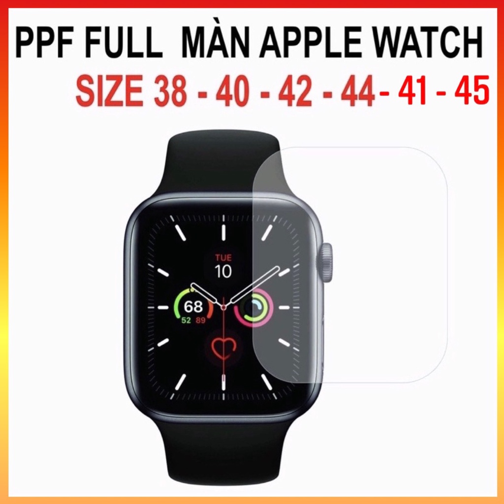 Ppf apple watch,phụ kiện cho đồng hồ thông minh,chống trầy tự phục hồi hết xước,các size 38,42,40,44,41,45mm