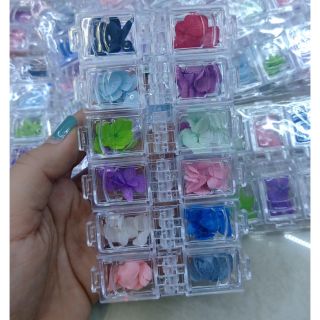 Hoa lụa khô ẩn gel