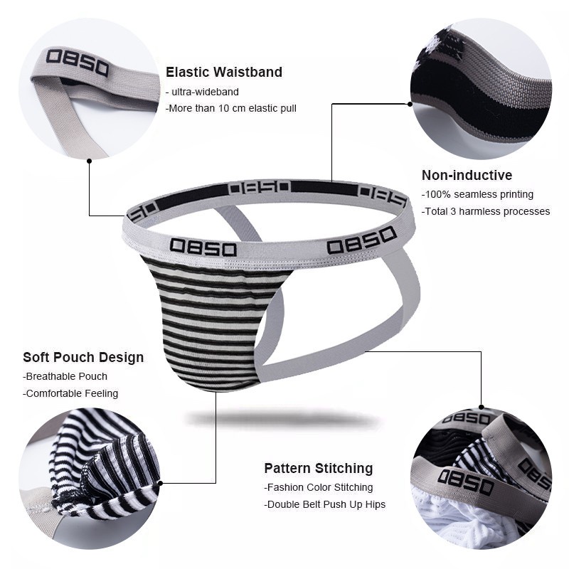 ORLVS Quần lót cotton mềm mại cho nam Bs3118