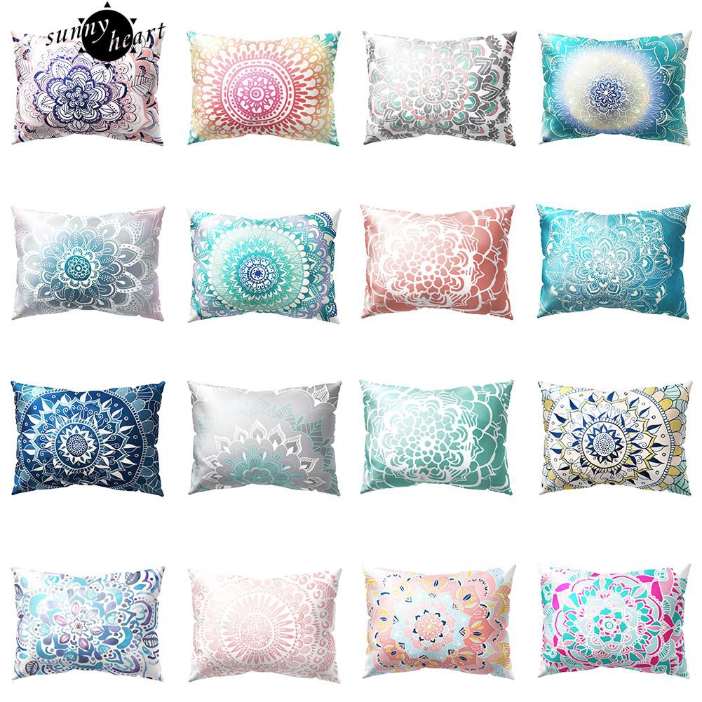 Vỏ Gối Sofa Họa Tiết Hoa Phong Cách Hiện Đại