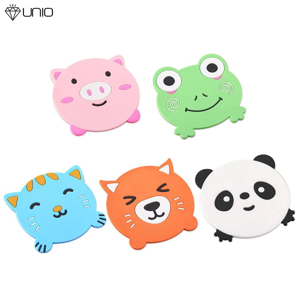 Đế Lót Ly Silicon Hình Động Vật Hoạt Hình Dễ Thương