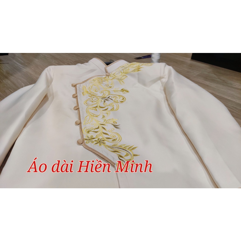 Áo dài nam cách tân hiện đại thiết kế độc đáo