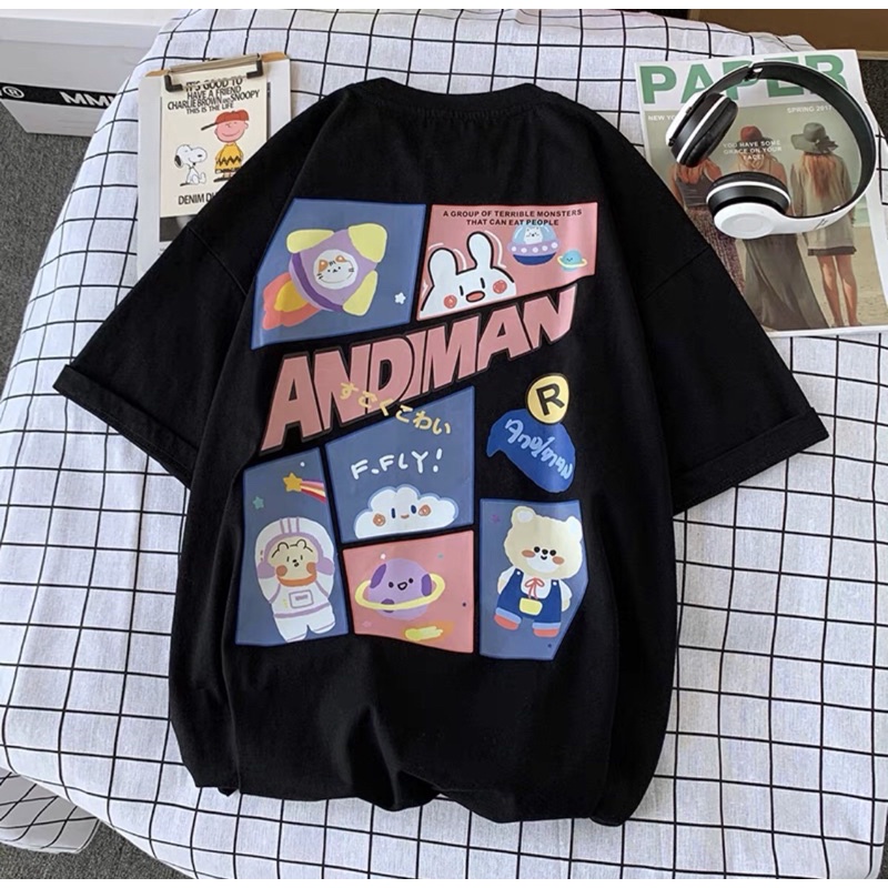 Áo phông cotton unisex, áo thun tay lỡ nam nữ form rộng thấm hút mồ hôi in hình RETUARN | BigBuy360 - bigbuy360.vn