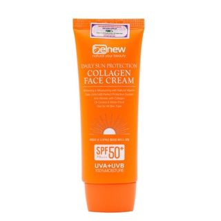  Kem chống nắng cho da khô Benew Daily Sun Protection Collagen Face Cream 70ml 
