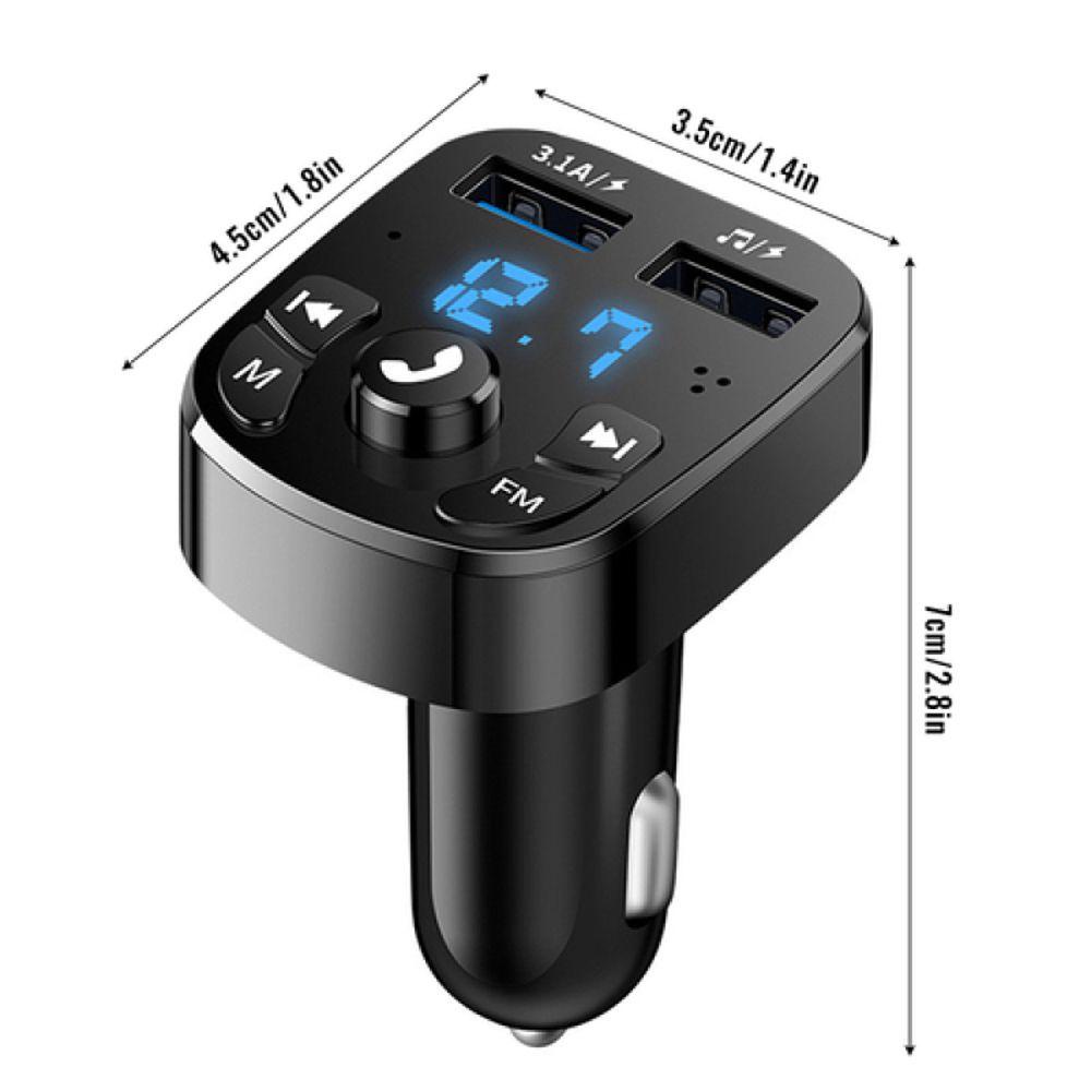 Bộ Sạc Nhanh NICKOLAS Bluetooth 5.0 FM 1 Cái Cho Xe Hơi