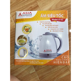 Ấm đun siêu tốc - sơn tĩnh điện cao cấp - ASIA