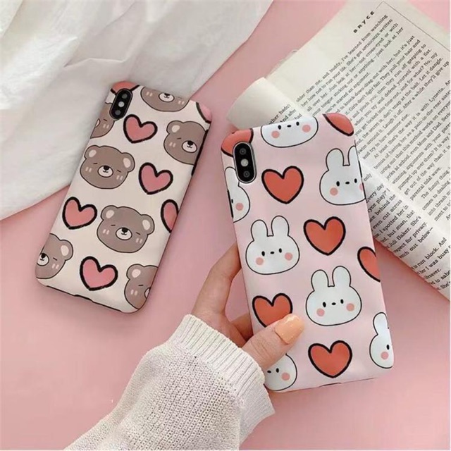 Ốp nỗi gấu và thỏ iPhoneXs Max