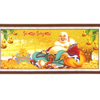 Tranh thêu chữ thập Một Nụ Cười Làm Nở Hoa - Nụ Cười Phật Di Lặc 223081