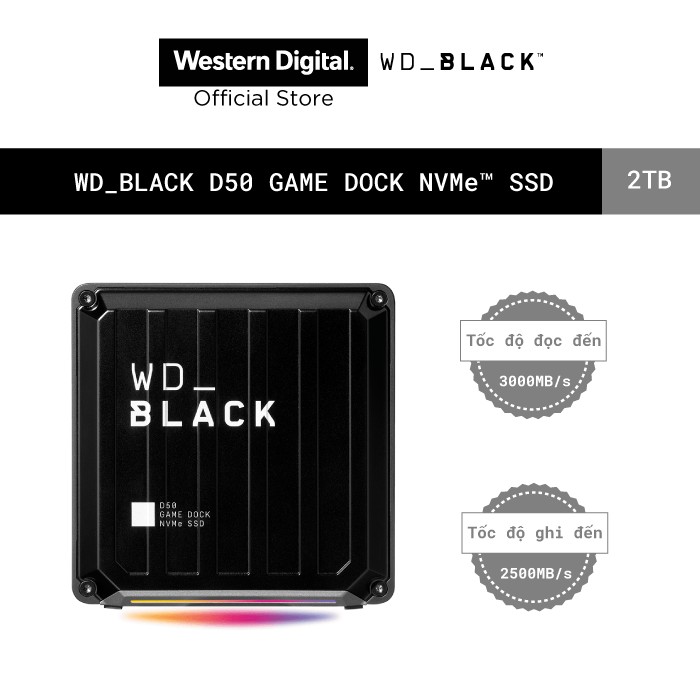 Ổ Cứng WD Black D50 Game Dock SSD 2TB