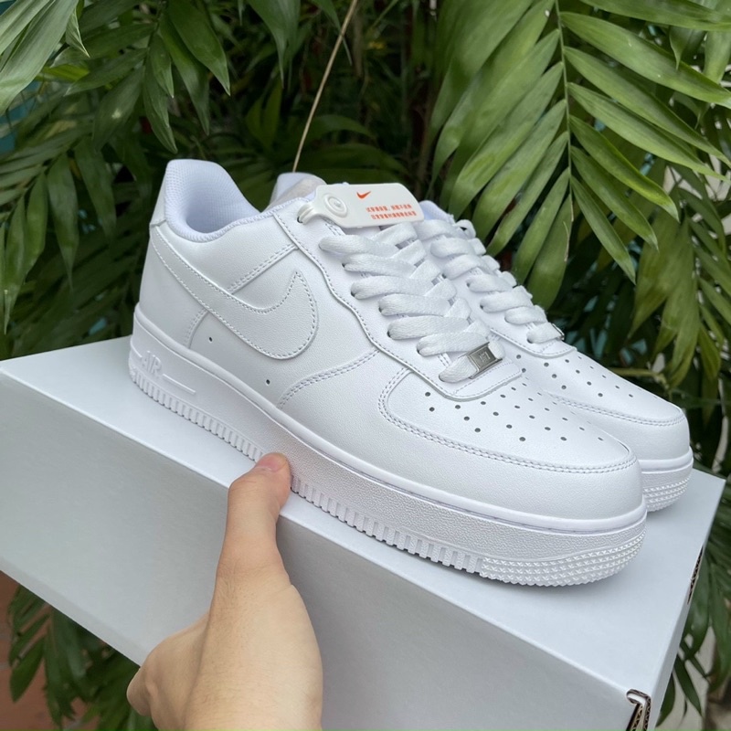 (BEST QUALITY) Giày AF1 All White Đầy Đủ Hộp Bảo Vệ Và Tặng Kèm Tất | BigBuy360 - bigbuy360.vn
