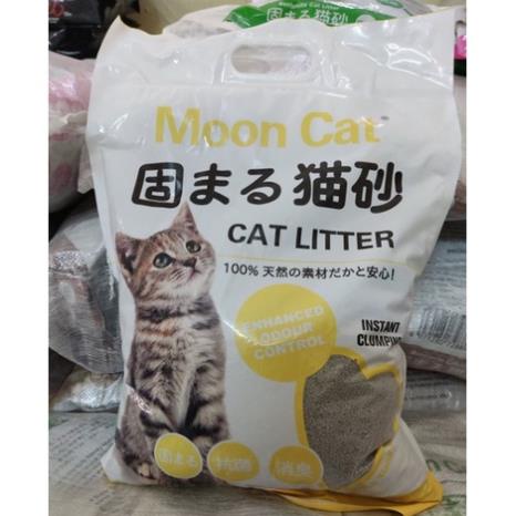 Cát Nhật trắng Moon Cat 8L Cát vệ sinh cho mèo than hoạt tính