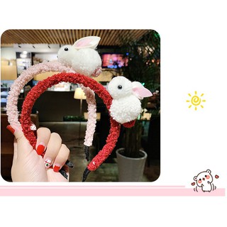Cài tóc thỏ bông siêu cute - CCOCA018