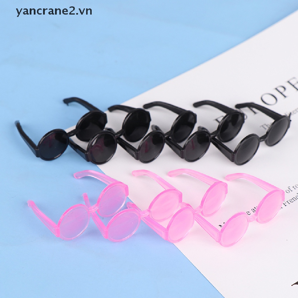 Set 20 Mắt Kính Nhựa Tỉ Lệ 1: 12 Dành Cho Búp Bê