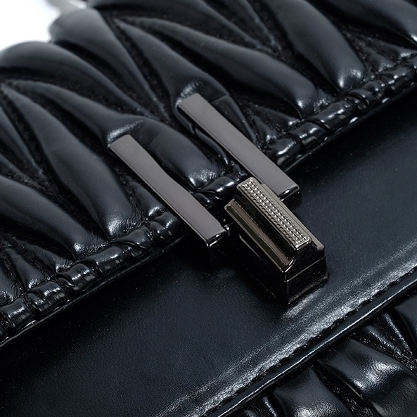 🌸Hàng Order🌸 Túi Xách Nữ CEEKAY Da Trơn Mềm Dập Vân Nắp Gập Khóa Gài Quai Xích Sang Chảnh Nữ Tính 🌸Hàng Quảng Châu