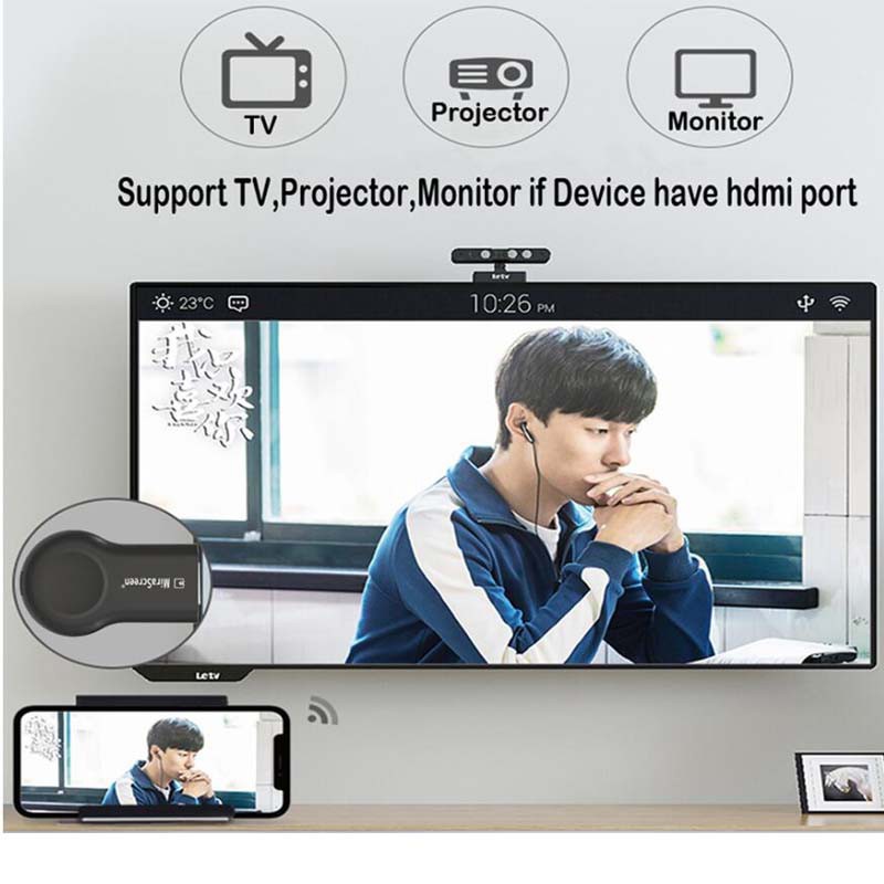 ANYCAST Thiết Bị Nhận Tín Hiệu Wifi Không Dây Hdmi Tv Cho Ios Android Mac Windows