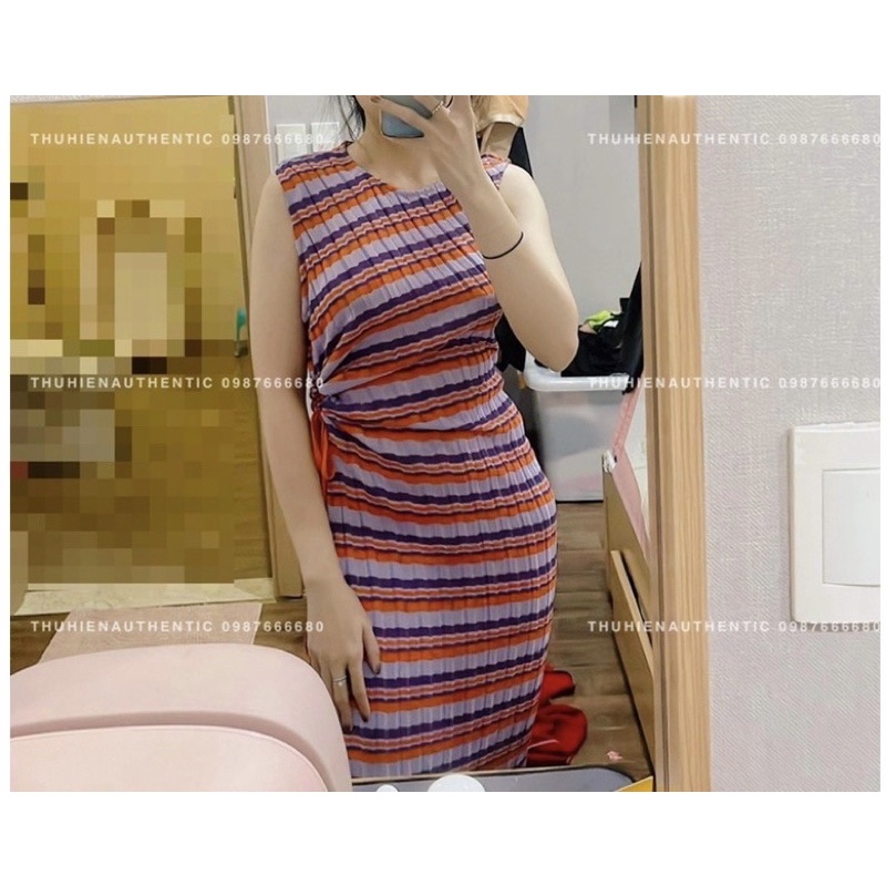 Váy zara kẻ đỏ new tag có giãn cực tốt