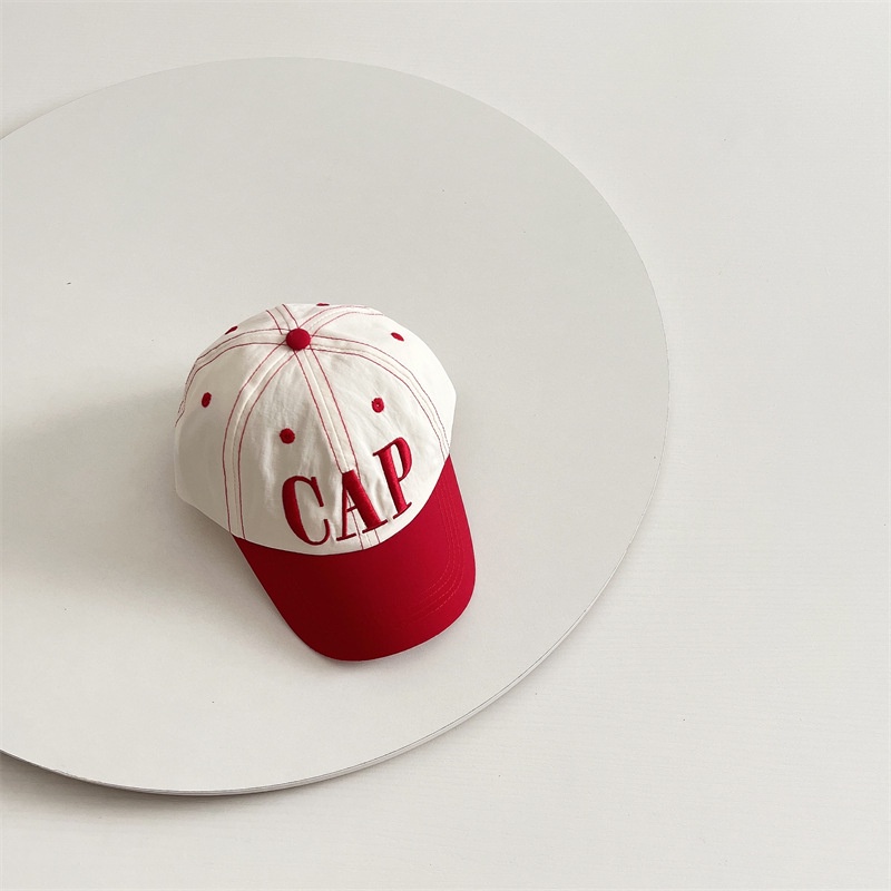 Nón Kết Thêu Chữ Nhiều Màu Sắc Cá Tính Phong Cách Hàn Quốc Dành Cho Trẻ Em