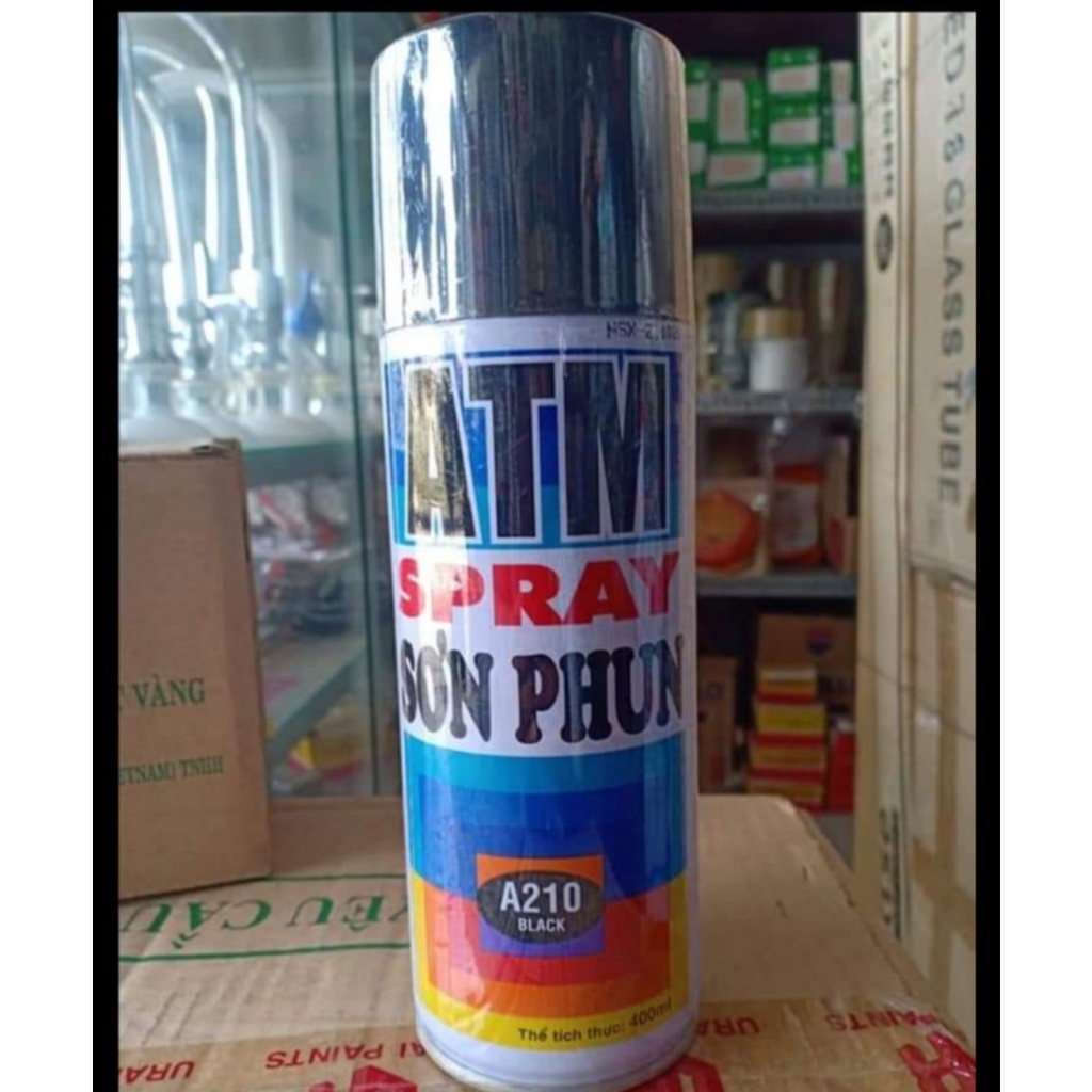 Sơn Xịt ATM Màu Đen A210