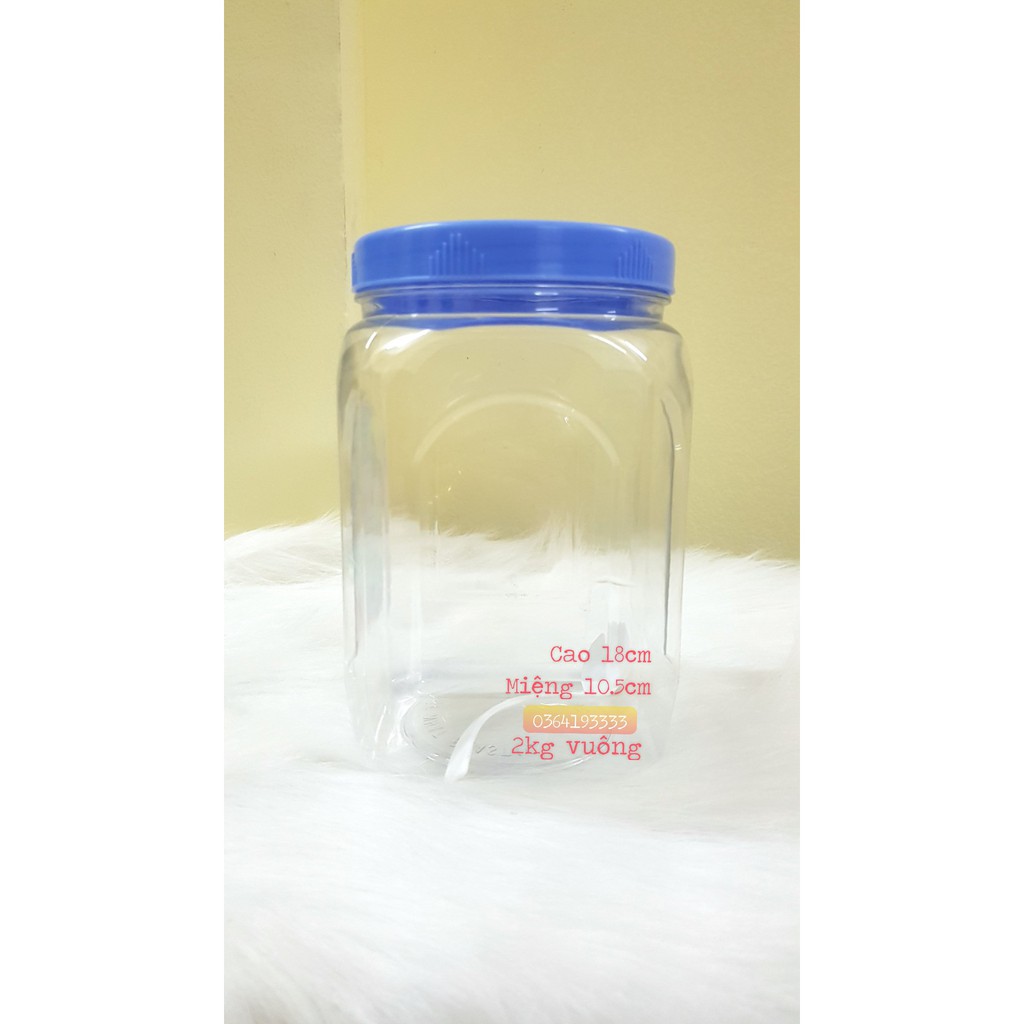 combo 10 lọ nhựa tròn nhỏ