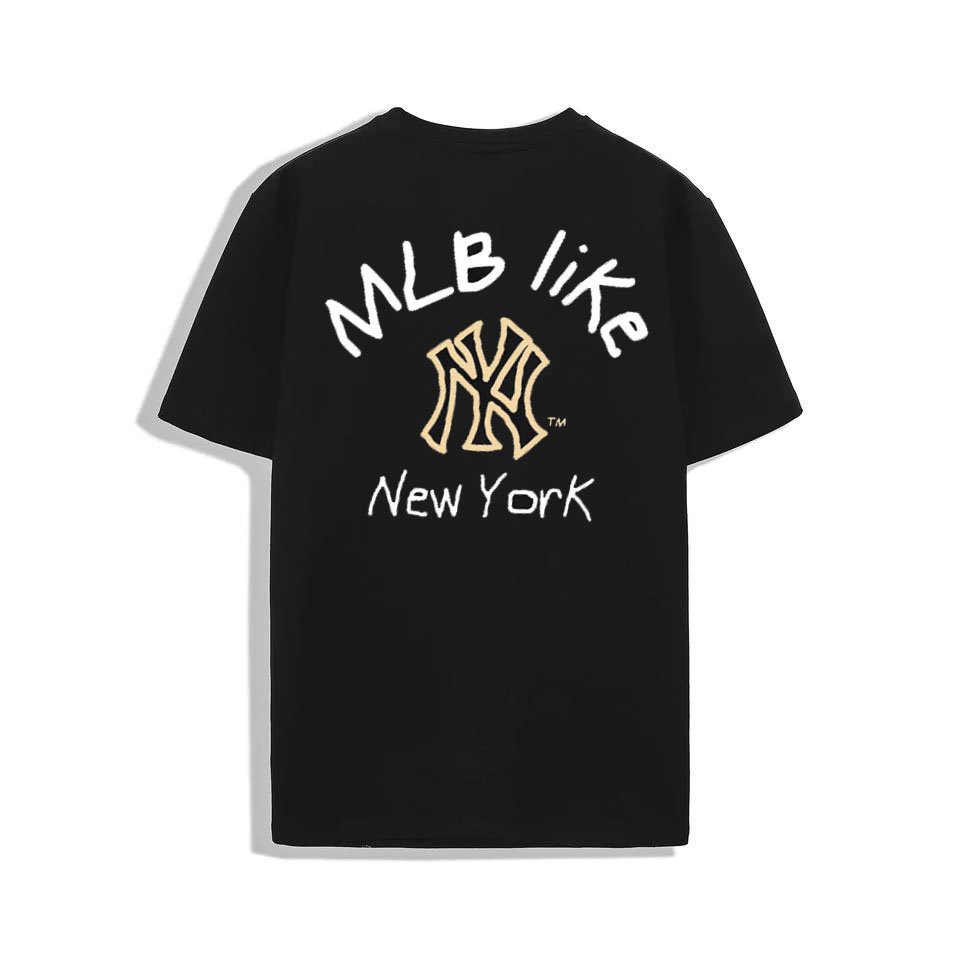 Áo Thun NY Tay lỡ Áo Thun Nam Nữ  MLB LIKE Form Rộng (M7-8)