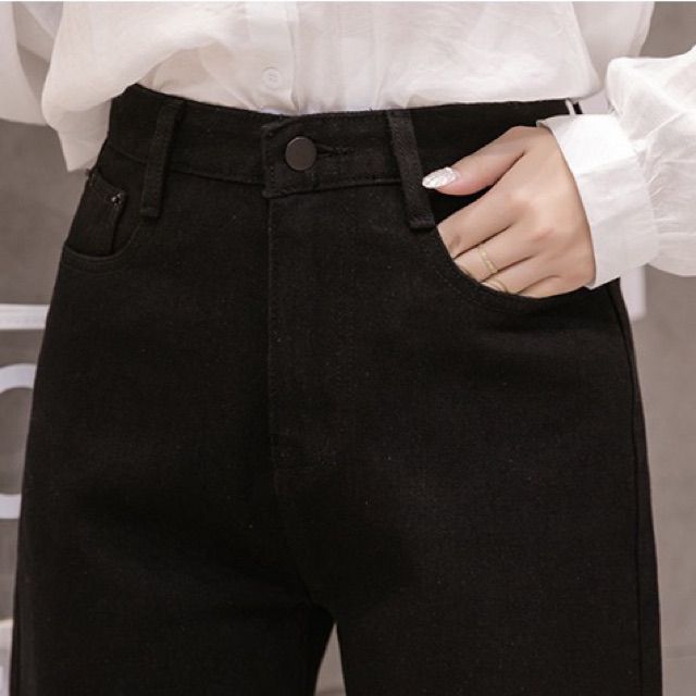 Quần bò ông rộng dáng xuông | BigBuy360 - bigbuy360.vn