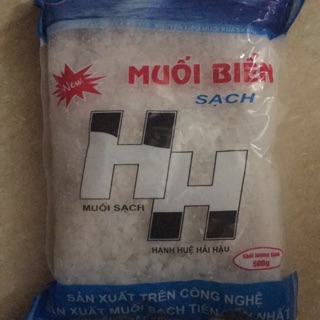 Combo 2 gói muối biển sạch 500g hạt to