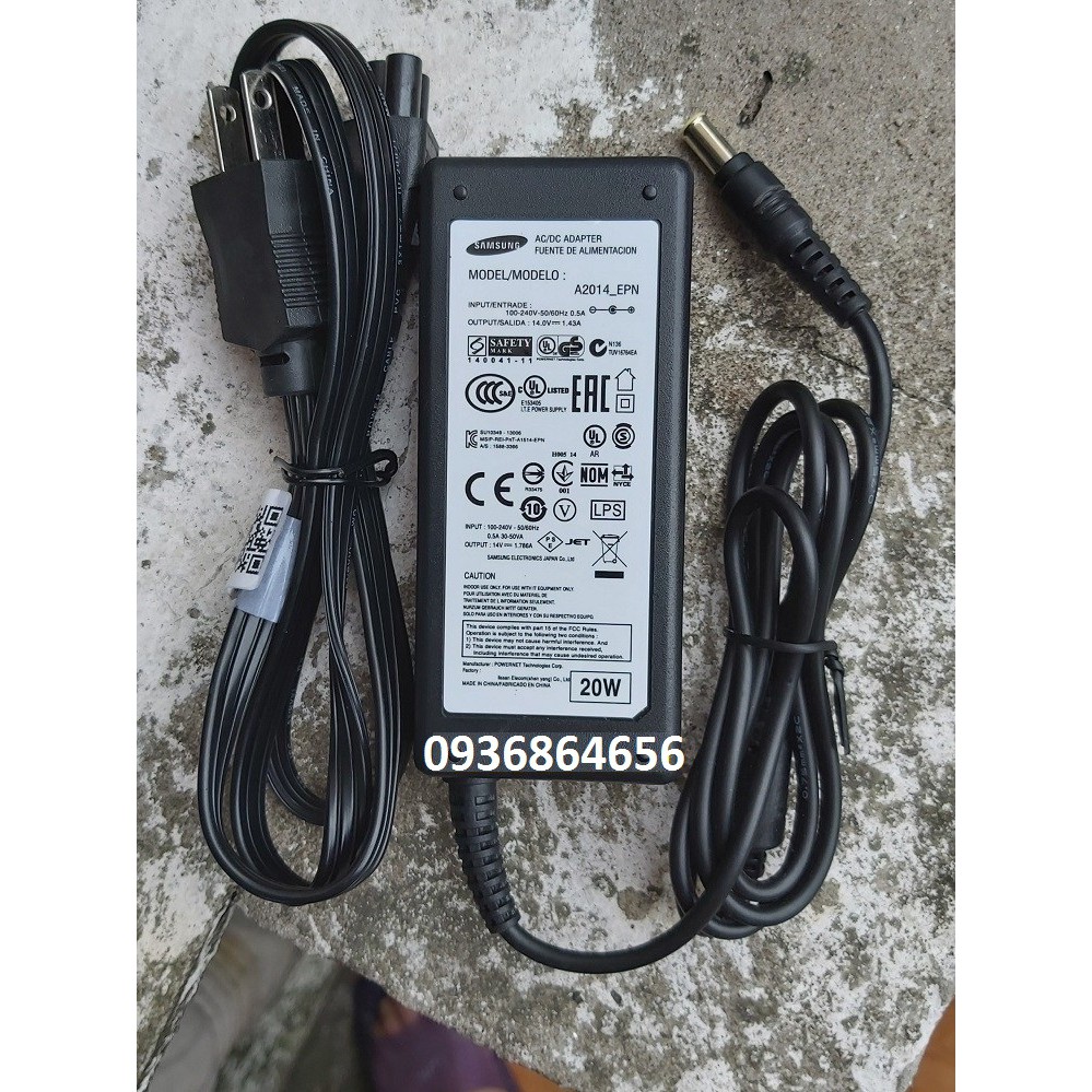 adapter samsung 14V 1.43A chính hãng