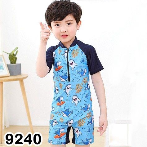 BỘ BƠI BÉ TRAI LIỀN QUẦN NHIỀU MẪU CHO BÉ TỪ 15-25KG