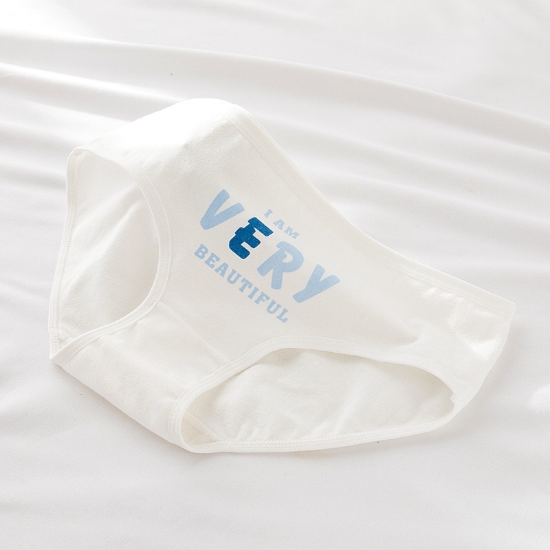 Quần Lót Cotton Hình Gấu Xanh Dễ Thương