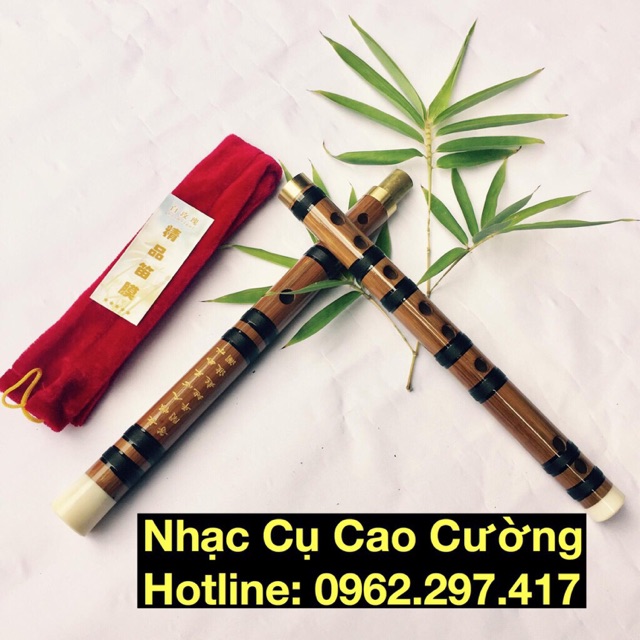 Sáo trúc dizi khớp đồng cao cấp