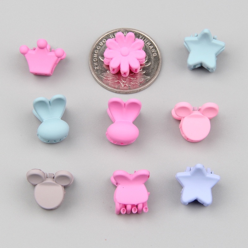 (Bán Buôn Sỉ) Set 30 Kẹp/Cặp/Cột Tóc Càng Cua Mini Nhiều Màu Dễ Thương Túi Zip Xịn Sò STYLE Hàn Quốc